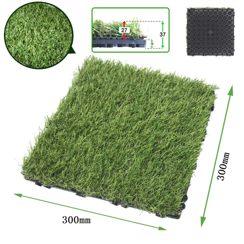 Синтетические переплетающиеся плитки из травы для защиты окружающей среды