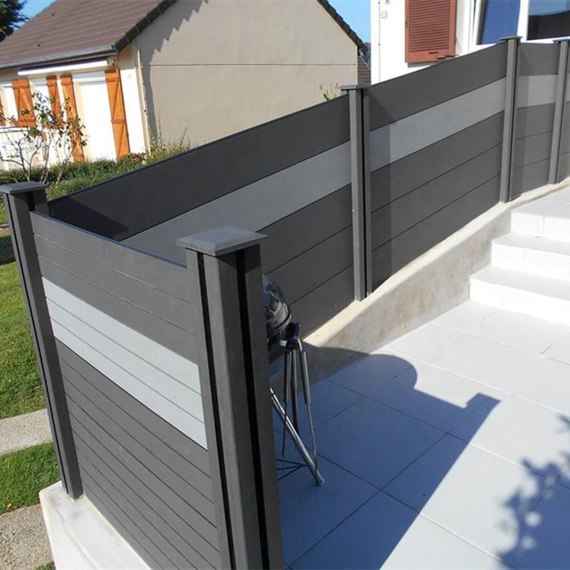 Коэкструзионное ограждение из 3D-тисненого композитного материала WPC DIY Забор для двора