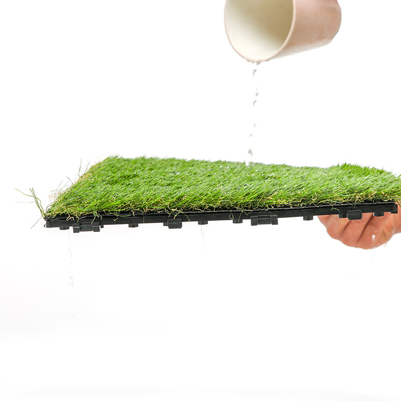 Наружная плитка из искусственной травы для сада из полиэтилена