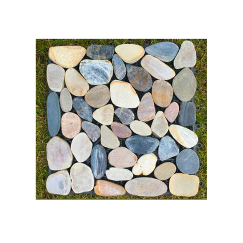 Простая в установке переплетенная каменная плитка своими руками для садового декора